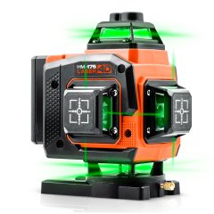 Poziomica laserowa laser krzyżowy w walizce + akcesoria Humberg HM-175